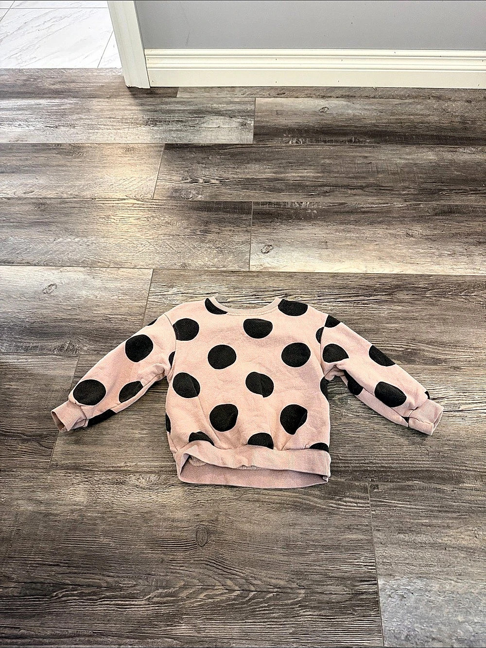 Zara Polka Dot Sweatshirt Size 2-3 Years Like New